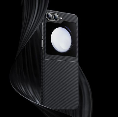 Galaxy Z Flip 5 Kılıf Karbon Fiber Benks Essential ArmorAir 600D Kevlar Kapak