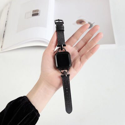 Apple Watch Ultra 49mm Kordon KRD-53 Deri Strap Kayış