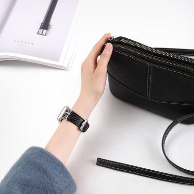 Apple Watch Ultra 49mm Kordon KRD-53 Deri Strap Kayış