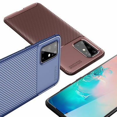 Galaxy S20 Plus Kılıf Patinda Negro Silikon Kapak