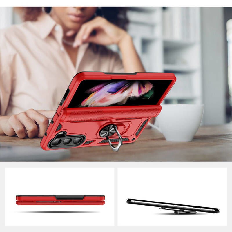 Galaxy Z Fold 5 Kılıf Patinda Vega Kapak