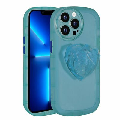 Apple iPhone 12 Pro Max Kılıf Kamera Korumalı Pop Soketli Renkli Patinda Ofro Kapak
