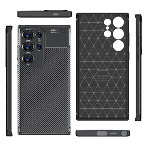 Galaxy S24 Ultra Kılıf Patinda Negro Silikon Kapak