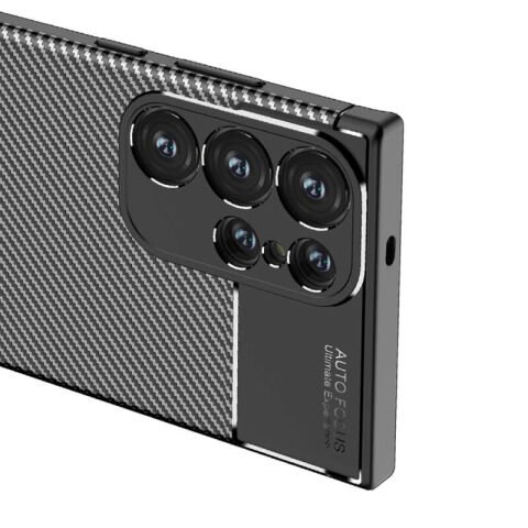 Galaxy S24 Ultra Kılıf Patinda Negro Silikon Kapak