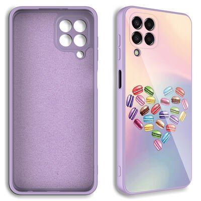 Galaxy M33 Kılıf Kamera Korumalı Desenli Sert Silikon Patinda Epoksi Kapak