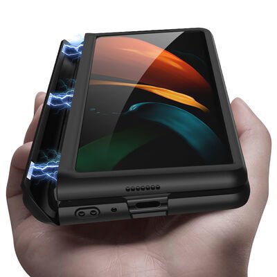 Galaxy Z Fold 2 Kılıf Patinda M-Magnet Kılıf