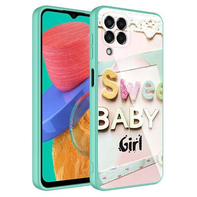 Galaxy M33 Kılıf Kamera Korumalı Desenli Sert Silikon Patinda Epoksi Kapak