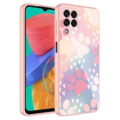 Galaxy M33 Kılıf Kamera Korumalı Desenli Sert Silikon Patinda Epoksi Kapak