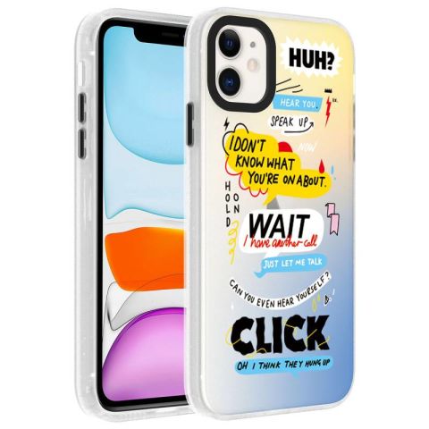 Apple iPhone 12 Kılıf Desenli Patinda Dragon Sert Kapak