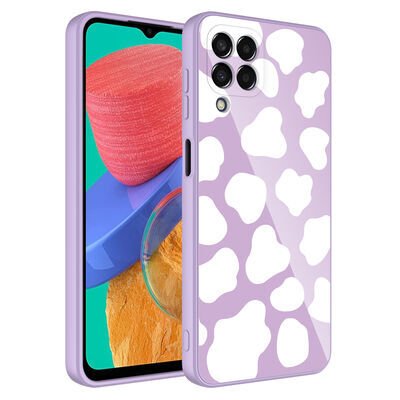 Galaxy M33 Kılıf Kamera Korumalı Desenli Sert Silikon Patinda Epoksi Kapak
