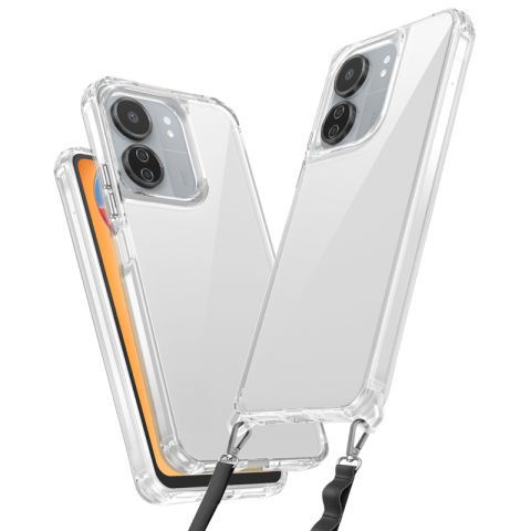 Xiaomi Poco C65 Kılıf Airbagli Takılabilir Askı Aparatlı Patinda Snap Silikon Kapak