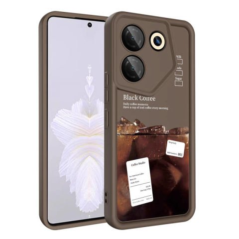 Tecno Camon 20 Pro 5G Kılıf Kamera Korumalı Baskılı Arka Yüzey Patinda Klas Kapak