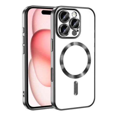 Apple iPhone 16 Pro Max Kılıf Kamera Korumalı Magsafe Wireless Şarj Özellikli Patinda Demre Kapak