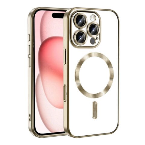 Apple iPhone 16 Pro Max Kılıf Kamera Korumalı Magsafe Wireless Şarj Özellikli Patinda Demre Kapak