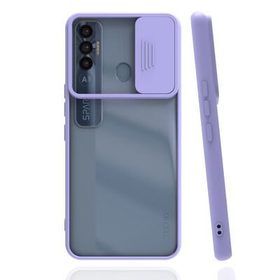 Tecno Spark 7 Pro Kılıf Patinda Lensi Kapak