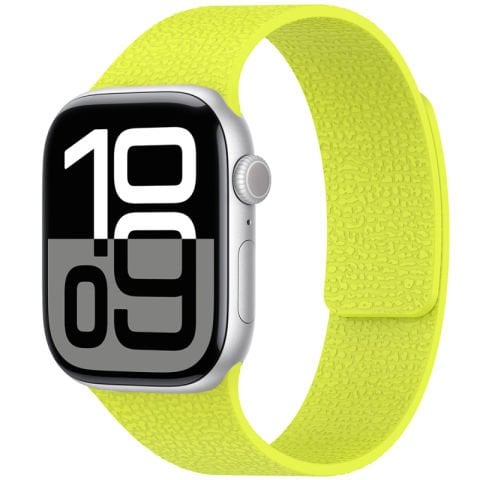 Apple Watch 7 45mm Patinda KRD-136 Kabartma Desenli Silikon Kordon