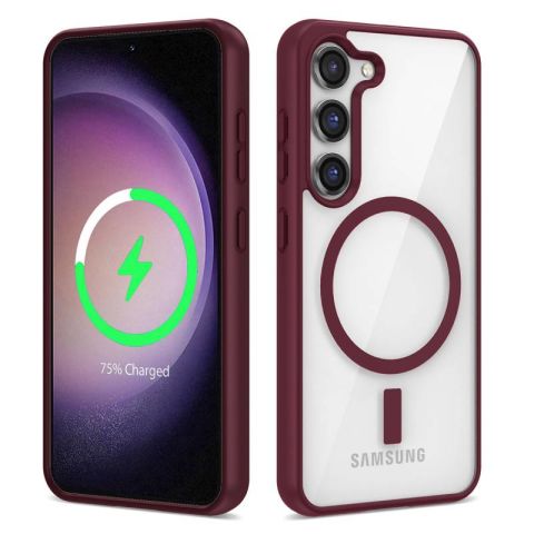 Galaxy S22 Plus Kılıf Magsafe Wireless Şarj Özellikli Silikon Patinda Ege Kapak