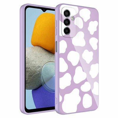 Galaxy M23 Kılıf Kamera Korumalı Desenli Sert Silikon Patinda Epoksi Kapak