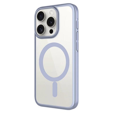 Apple iPhone 15 Pro Kılıf Wireless Şarj Özellikli Sert PC Patinda Mat Riksos Magsafe Kapak