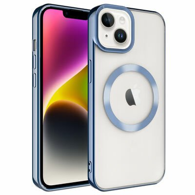 Apple iPhone 14 Kılıf Magsafe Wireless Şarj Özellikli Patinda Setro Silikon
