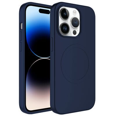 Apple iPhone 12 Pro Kılıf Magsafe Wireless Şarj Özellikli Pastel Renk Silikon Patinda Plas Kapak