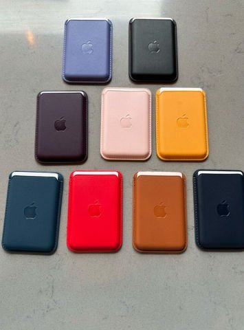 iPhone MagSafe Destekli Deri Cüzdan