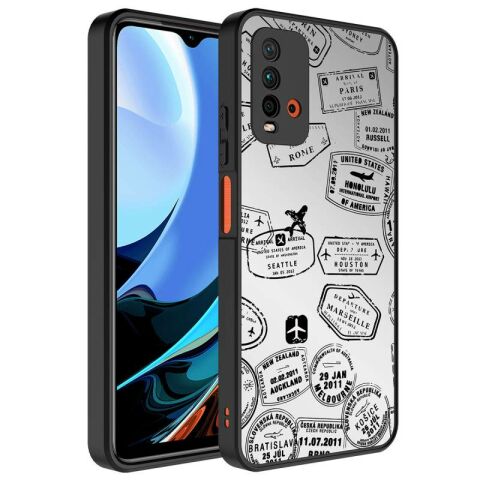 Xiaomi Redmi Note 9 4G Kılıf Aynalı Desenli Kamera Korumalı Parlak Patinda Mirror Kapak