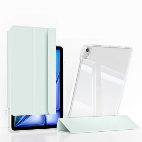 Apple iPad Air 13 2025 M3 Kılıf Magnetik Ayrılabilen Airbagli Patinda Sliding Tablet Kılıfı