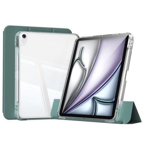 Apple iPad Air 13 2025 M3 Kılıf Magnetik Ayrılabilen Airbagli Patinda Sliding Tablet Kılıfı