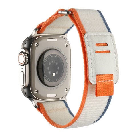 Apple Watch Ultra 49mm Hasır Kordon Patinda KRD-106 Strap Kayış
