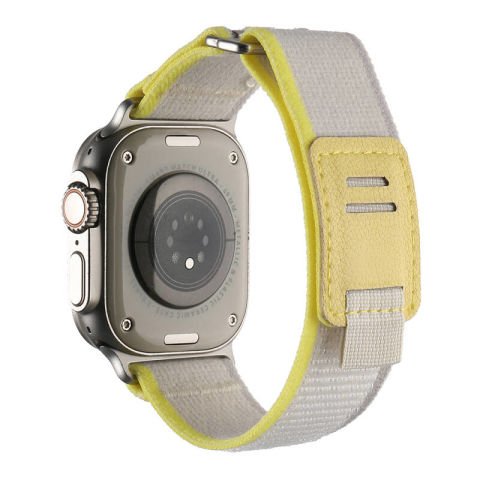 Apple Watch Ultra 49mm Hasır Kordon Patinda KRD-106 Strap Kayış