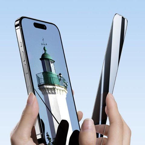 Apple iPhone 15 Plus Hidrofobik Ve Oleofobik Özellikli Benks Privacy Air Shield 0.4mm Ekran Koruyucu