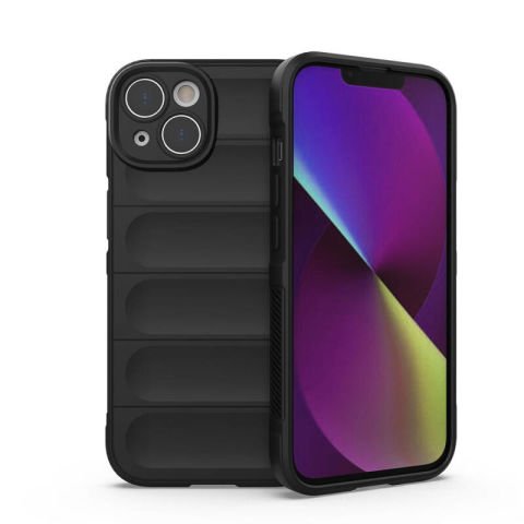 Apple iPhone 14 Kılıf Esnek TPU Oyuklu Arka Yüzey Tasarımlı Patinda Etnik Silikon Kapak