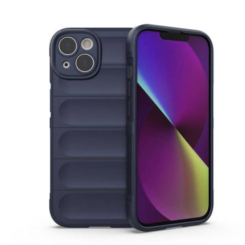 Apple iPhone 14 Kılıf Esnek TPU Oyuklu Arka Yüzey Tasarımlı Patinda Etnik Silikon Kapak