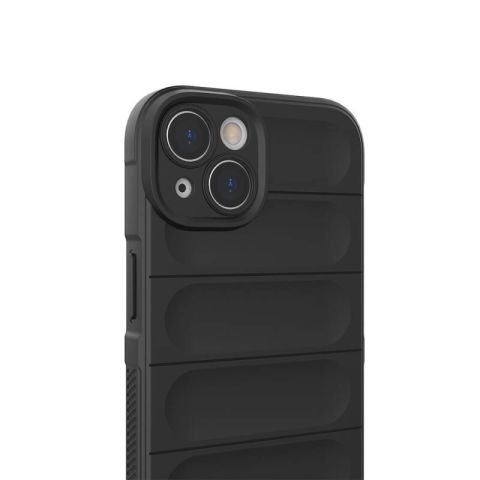 Apple iPhone 14 Kılıf Esnek TPU Oyuklu Arka Yüzey Tasarımlı Patinda Etnik Silikon Kapak