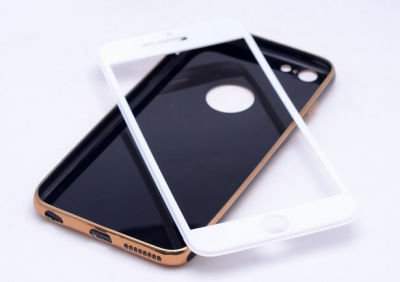 Apple iPhone 6 Plus Kılıf Patinda Arkası Parlak 360 Silikon