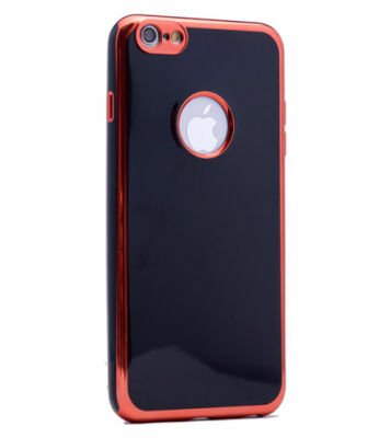 Apple iPhone 6 Plus Kılıf Patinda Arkası Parlak 360 Silikon
