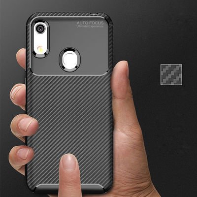 Huawei Y6S 2019 Kılıf Patinda Negro Silikon Kapak