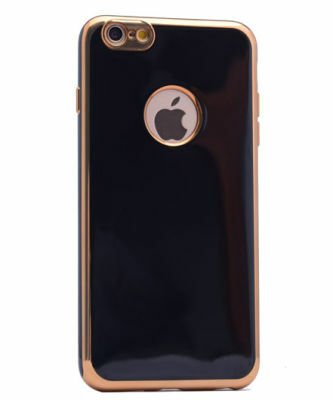 Apple iPhone 6 Plus Kılıf Patinda Arkası Parlak 360 Silikon