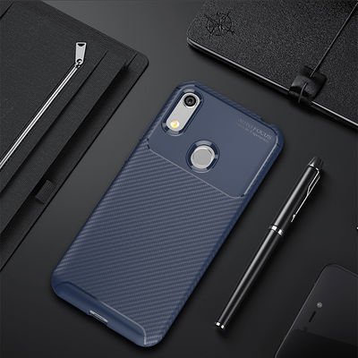 Huawei Y6S 2019 Kılıf Patinda Negro Silikon Kapak
