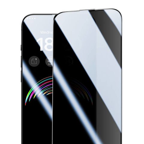 Apple iPhone 14 Pro Max Hidrofobik Ve Oleofobik Özellikli Benks Privacy Air Shield 0.4mm Ekran Koruyucu