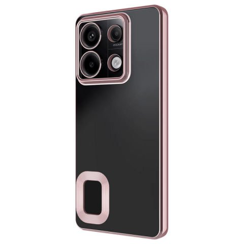 Xiaomi Redmi Note 13 Pro 5G Kılıf Kamera Korumalı Logo Gösteren Patinda Omega Kapak