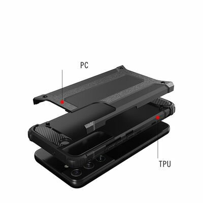 Galaxy S22 Plus Kılıf Patinda Crash Silikon Kapak