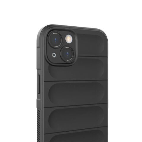 Apple iPhone 13 Kılıf Esnek TPU Oyuklu Arka Yüzey Tasarımlı Patinda Etnik Silikon Kapak