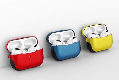 Apple Airpods Pro Kılıf Patinda Shockproof Silikon