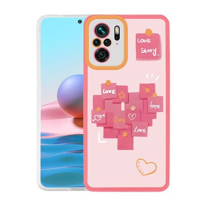 Xiaomi Redmi Note 10 Kılıf Patinda M-Fit Desenli Kapak