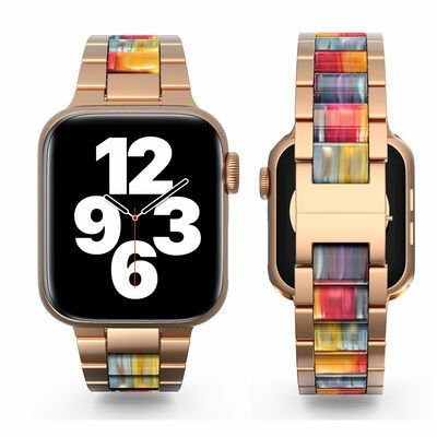 Apple Watch 44mm Wiwu Resin Steel Belt Metal Kordon
