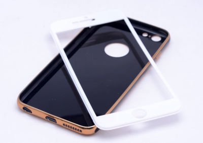Apple iPhone 6 Kılıf Patinda Arkası Parlak 360 Silikon