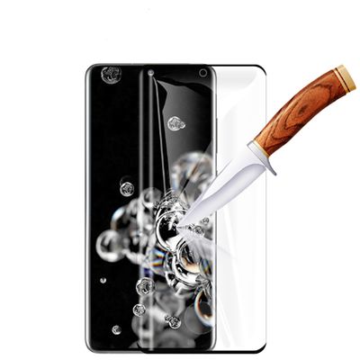 Galaxy S21 Ultra Patinda Süper Pet Ekran Koruyucu Jelatin