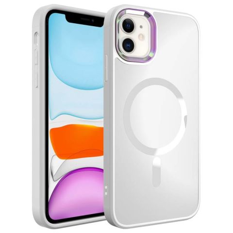 Apple iPhone 11 Kılıf Magsafe Wireless Şarj Özellikli Patinda Stil Kapak